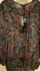 Lucky Brand Paisley Top